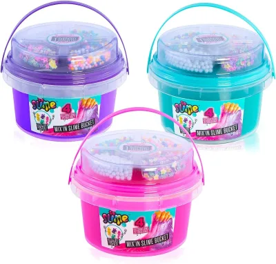 JITENG New Arrival Fluffy Slime With Charms Mega Ice Cream Bucket Smoothie Stress Wholesale in Stock Toys