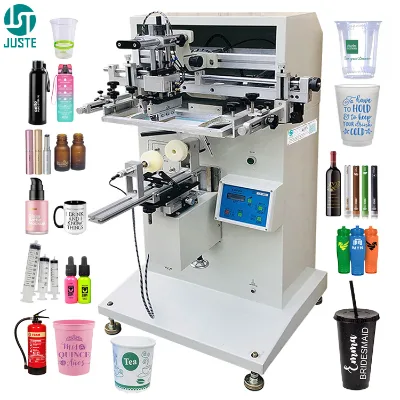 Automatic Oval Screen Printing Machine Price Auto Print Oval Screen Printing Machine Screen Printer for Trade Wholesales