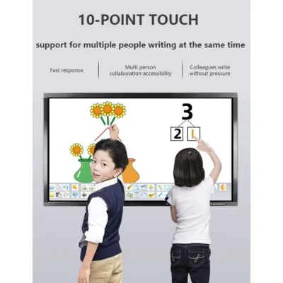 65/75/85 Education Electronic Interactive Whiteboard Support Android and Windows System