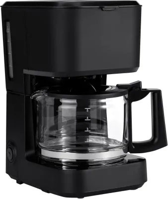 American Hotel 5 Cups 650W 60hz Automatic Electric Drip Coffee Makers Black White Color Drip Coffee Machine