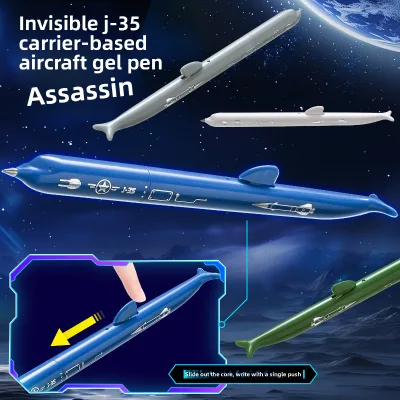 2026 Novelty Submarine Shaped Gel Pens 0.5mm Fine Point Black Ink Creative Stationery for School Kids Student Universal Gift