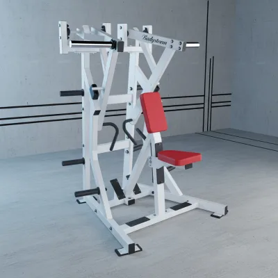 Commercial Plate-Loaded Iso-Lateral Low Row Gym Machine, Q235 Steel Frame, CE Certified, Factory Direct Supply for Gym Club