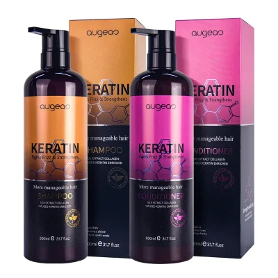 Cross-Border Exclusive Keratin Shampoo Smoothing Conditioner Anti-Dandruff Repairing Frizz Restoring Moisturizing Hydrating