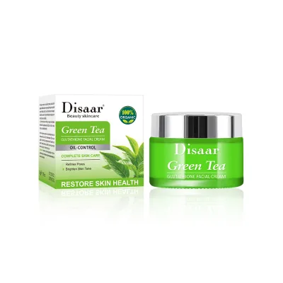 Natural Herbal Green Tea Face Cream Facial Skin Care Lightening Brightening Oil Control Face Moisturizer Cream for African Skin
