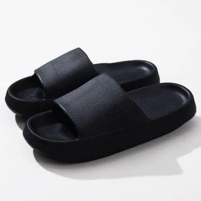 Cloud Slides Light Weight Recyclable Evergreen Soft EVA Anti-Slip Open Toe Mules-Waterproof Breathable Summer Pillow for