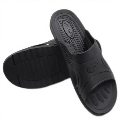 Dust-free Black SPU Anti-static Men's Women's Work Shoes slippers Soft Bottom comfort Wholesale