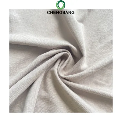 Fabric Wholesale 40s 62% Bamboo 32% Cotton 6% Spandex French Terry Fabric for Sweatshirt