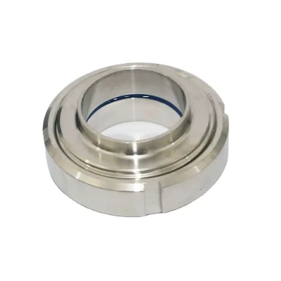 Stainless Steel 316l  Sanitary Sms Union Coupling Welded Type Union Set DIN 11851 UNION