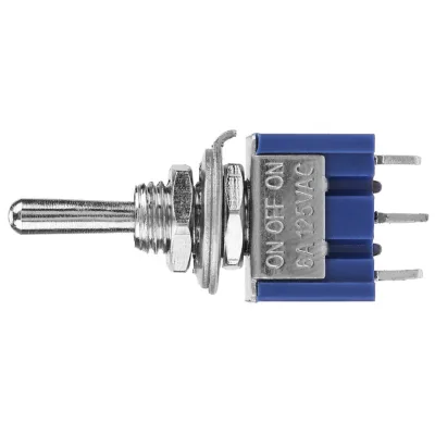 Factory Sale  Toggle Switch MTS-102-A2 3 Pin Auto Reset Rocking bar with  Toggle Switch