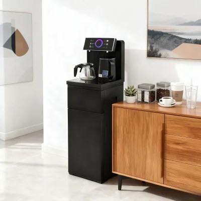 Multifunctional Electric Tea Bar Machine with Kettle Power-Off Protection Large Capacity Plastic Housing for Home and Hotel Use