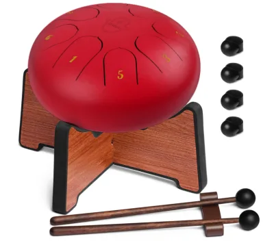C&H Tongue Drum Percussion Instruments Hand Pan Drum for Meditation Entertainment Musical Education Concert Mind Healing Yoga