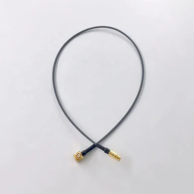 HT160 Low Loss Flexible Rf Coaxial Jumper Cable Assembly With SMP Female Plug Vers SMP Female Plug Right Angle Connectors