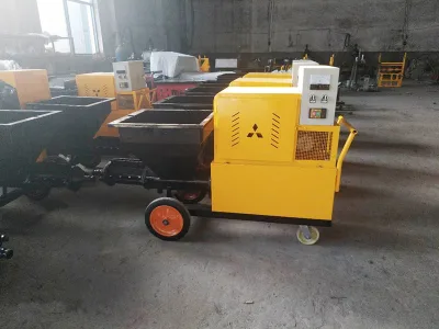 Zkjt Plaster Machine for Wall 4000W 380V 50m Conveying Distance Easy Maintenance