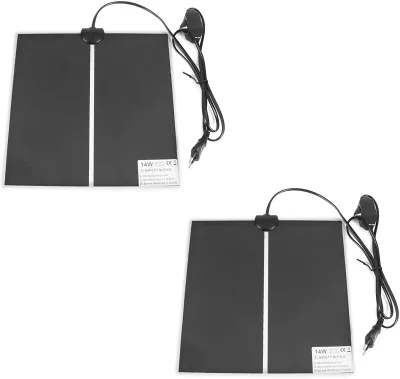 Hot Sale Europe Standard Pet Heating Pad 28 X 28 cm 14W 220V With Temperature Switch and Two Plug Power Cord Reptile Heating Pad