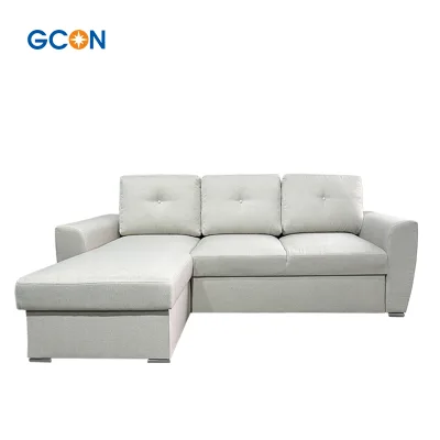 Modern L Shape High Quality Sleeping Multi-function Sofa Bed with Storage Space