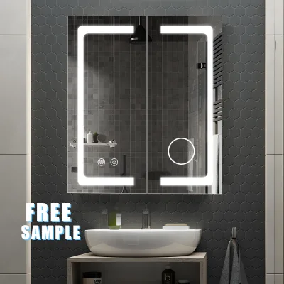 2024 Modern Intelligent Furniture Mirror Cabinet Combination for Living Room