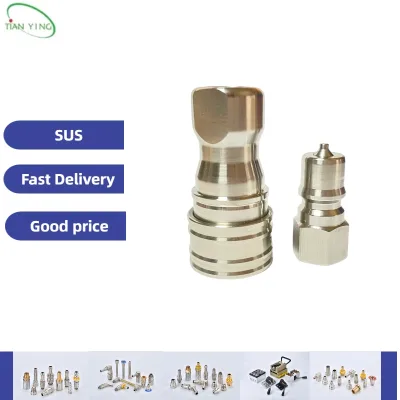 High Pressure KZF Stainless Steel Hydraulic Pipe Fittings Quick Coupling Fast Connector for Gas Pipe