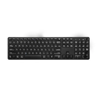 Bluetooth keyboard with concave key cap
