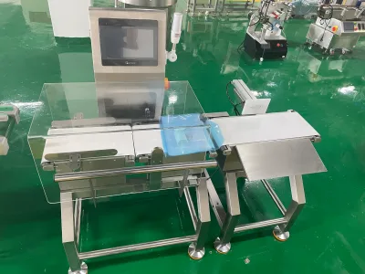 Industrial Roller Conveyor Check Weigher High Precision Online Weight Checker With Audible Visual Alarm