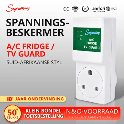 South African SANS 164 Type M Plug 220V Voltage Surge Protector Socket Household Appliance Voltage Stabilizer Protector