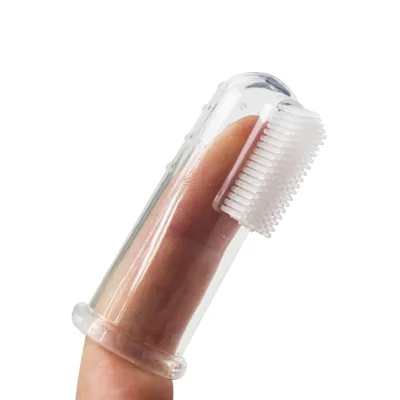 Cross-border pet finger toothbrush pet toothbrush silicone toothbrush tongue cleaning product