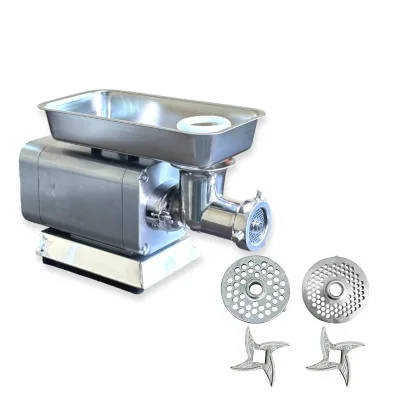 Commercial 1100W Heavy Duty 220KG/h Electric Stainless Steel Meat Grinder 1.5HP Beef Pork Chicken Soft Bones Peanut Mincer