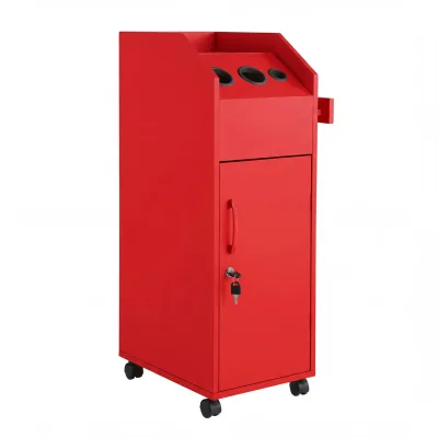 Hot Selling Salon SPA Beauty Hairdressing Cart Storage Torlley White With 4 Drawers Rolling Wheels Lockable