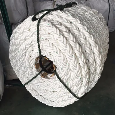 China Floating 64mm 8 Strand Polypropylene Marine Rope Multifilament Monofilament PP Ships Mooring Ropes 8 Plait Anchor Rope