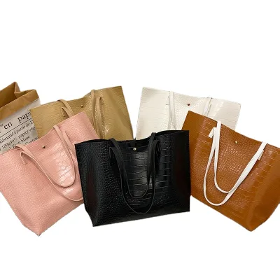HY198 Women's Tote Bag Large Capacity Pattern Hand Bag Chain Outdoors Shoulder Bag