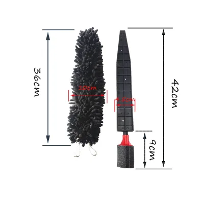 Hand Washing Tools Comfortable Grip Tire Wheel Cleaning Brush