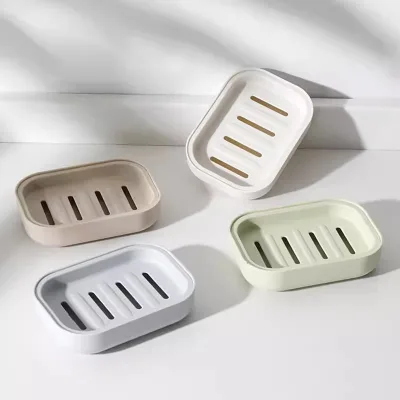 Creative Handmade Plastic Soap Dish & Holder for Bathroom/Washroom Face-Washing Storage Box
