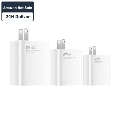 120W Single Port Super Fast Wall Charger EU/US Plug USB Charging Station with SCP & PD Functions GAN Material Cell Phone Charger
