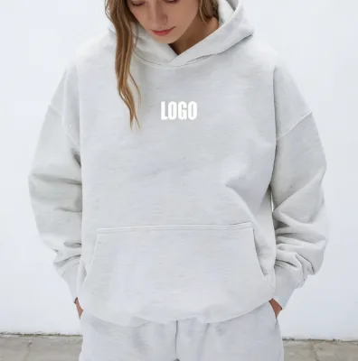 Women's Soft Fleece Lined Eco-Friendly Casual Nylon/Cotton Oversized Autumn Winter Hoodie Custom Logo Unisex Size