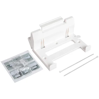 Starlink Equipment Wall Mount Kit for Router and Power Supply Wall Mount White Metal in Starlink Gen 3 2 in 1 Space Saving
