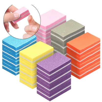 Mini Nail Buffer Block Professional Nail Sponge File Polisher Block Tools Manicure Pedicure Supplies Sliders Buffers for Nails