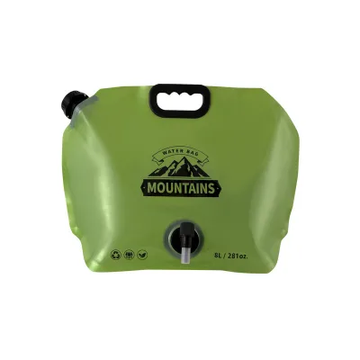 Collapsible 5L Water Bag with Built-in Filter for Safe Drinking
