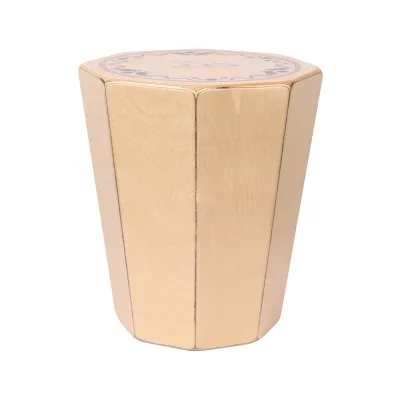 Middle East drum Handmade Octagonal Wooden Cajon Drum with Dragon Patterns Perfect for Cultural Shows & Musical Performances