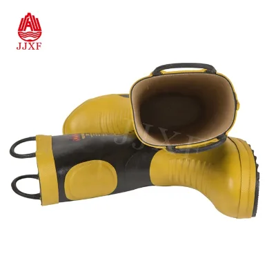 New Design Bota Para Bombero Steel Toe Fire Rubber Boots