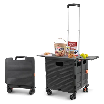 Open Mold Customization Cartoon Pattern Carrito De Compras Folding Shopping Hand Cart & Trolley Foldable