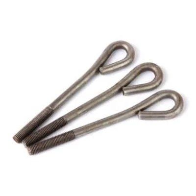Carbon Steel Plain Hook Different Types Foundation Bolt