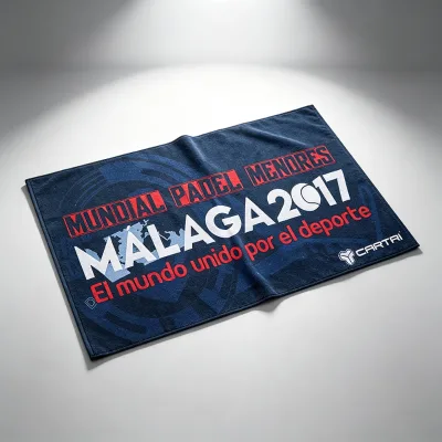 OEM Microfiber Full Print Custom Logo Fitness Towel Lightweight Soft Super Absorbent Sport Gym Rally Towel for Sports Events