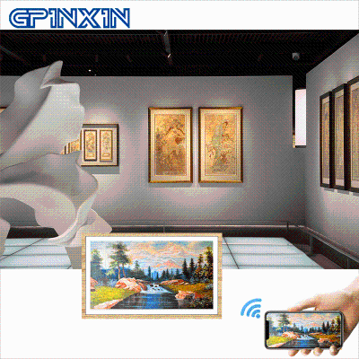 Personalized Motion Video Frame with Audio 21.5 Inch or 32/43/55/65/75 Photo Frame Inch LCD Screen Bring Your Photos and Videos