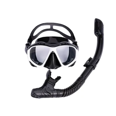 Factory Price Snorkeling Silicone Mask Snorkeling Set Waterproof Anti-fog Anti-choking Waterproof Diving Mask