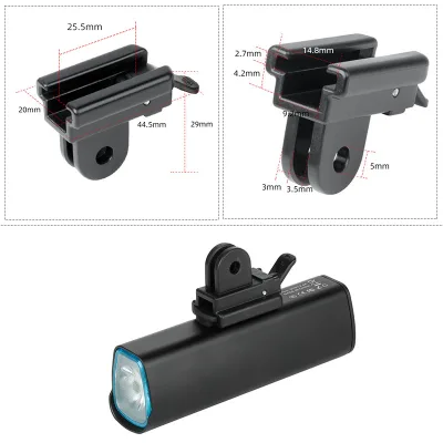 Bicycle Light Bracket Light Clip Wire Control H07P Front Light Mounting Bracket H07L Cycling Helmet Rack