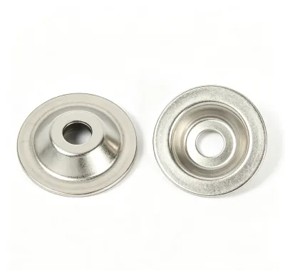 Customized High Precision Metal Stamping Parts Stainless Steel Recessed Shape Cap Washer Gasket Bowl Gasket