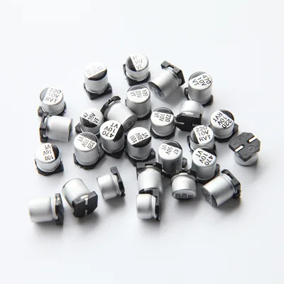 SMD High Capacitance Conductive Polymer Aluminum Solid Electrolytic Capacitor Radial Electrolytic Capacitor 22UF to 2700uf