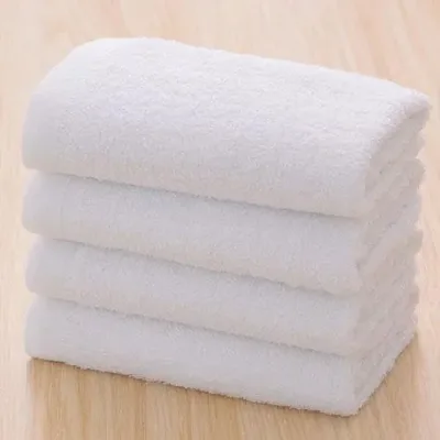 Factory Direct 100% White Cotton Microfiber Dry Towels Set for Salon Spa Hotel Use Hand and Hair Towels