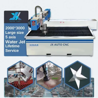 5 Axis Cnc High Pressure Metal Waterjet Water Jet Marble Cutting Cutter Machine Jet Cutters for Granite Metal Glass Price