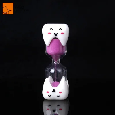 Children's Toothbrush Timer with 2 Minute Smiley Sand Kids Hourglass for Proper Brushing of Teeth