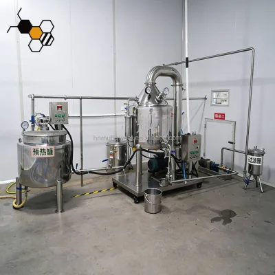 0.5T Honey Processing Equipment Honey Processing Machine Line With Preheating